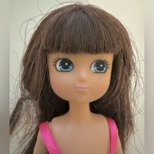 Lottie Doll in Purple and Pink Dress